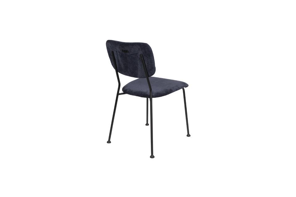 Silla azul oscura Benson - 7