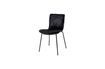 Miniatura Silla Bloom de poliéster negro 3