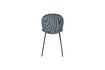 Miniatura Silla Bonnet de terciopelo azul 14