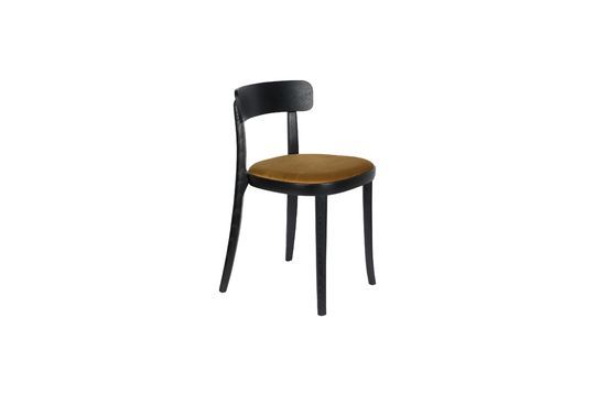 Silla Brandon negro y ocre