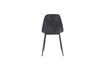 Miniatura Silla con aspecto de cuero gris Found 6