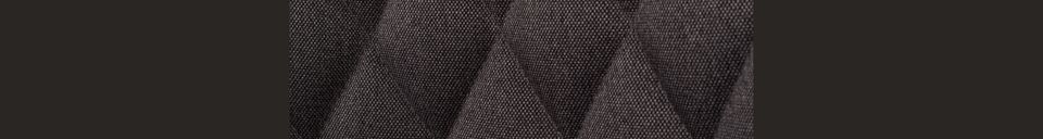 Descriptivo Materiales  Silla Conway gris oscuro