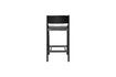 Miniatura Silla de bar oblicua de chapa de roble negro 5