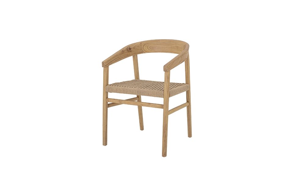 Silla de comedor de roble Vitus - 6