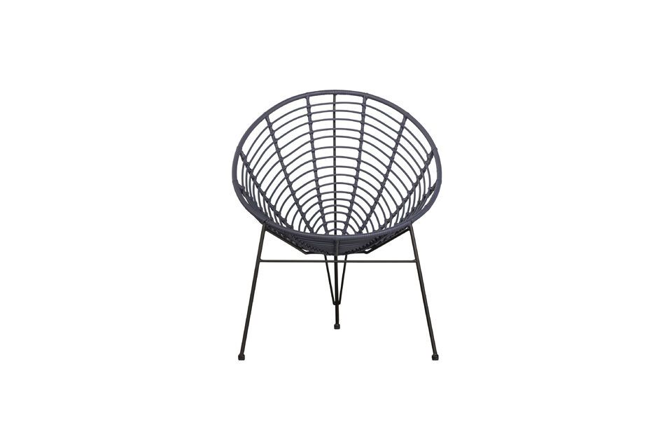 Disfrute del sol en la silla de jardín Jane azul de la colección WOOD