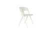 Miniatura Silla de jardín de plástico beige Horizon 8
