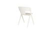 Miniatura Silla de jardín de plástico beige Horizon 9