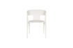 Miniatura Silla de jardín de plástico beige Horizon 3