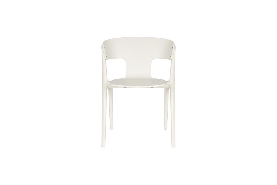 Descubra la silla de jardín de plástico Horizon beige