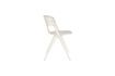 Miniatura Silla de jardín de plástico beige Horizon 4