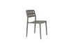 Miniatura Silla de jardín de plástico gris Serra 5