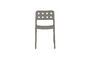 Miniatura Silla de jardín de plástico gris Serra Clipped
