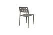 Miniatura Silla de jardín de plástico gris Serra 7