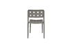 Miniatura Silla de jardín de plástico gris Serra 9