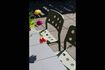 Miniatura Silla de jardín de plástico polipropileno verde Serra 3