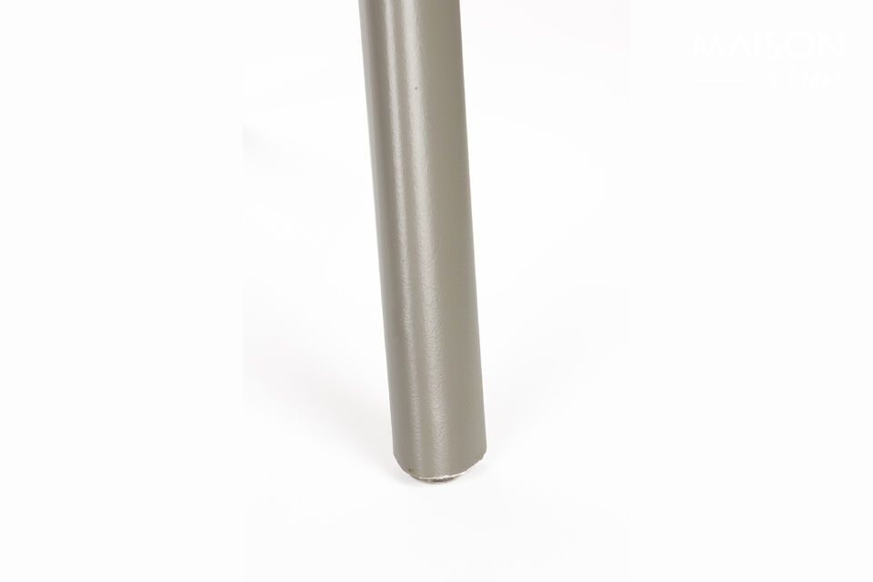 Silla de jardín de plástico topo Horizon - 8