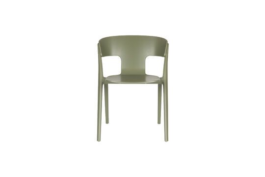 Silla de jardín de plástico verde Horizon Clipped
