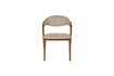 Miniatura Silla de madera maciza de haya beige Babington 9