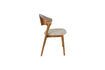 Miniatura Silla de madera maciza de haya beige Babington 10