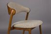 Miniatura Silla de madera maciza de haya beige Babington 4