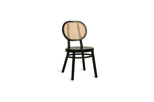 Silla de mimbre retro Broglie Clipped