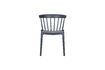 Miniatura Silla de plástico azul Bliss 1