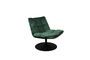 Miniatura Silla de salón de terciopelo verde Bar Clipped