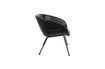 Miniatura Silla de salón Feston negro 10