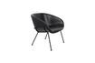 Miniatura Silla de salón Feston negro 7