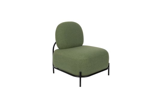 Silla de salón verde Polly Clipped