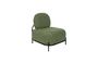 Miniatura Silla de salón verde Polly Clipped