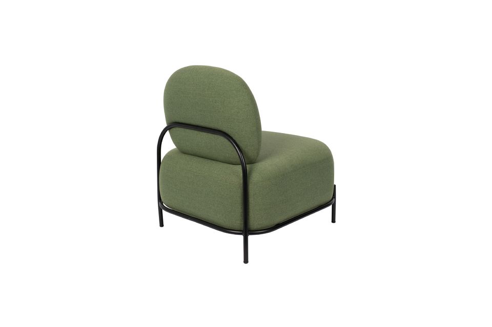 Silla de salón verde Polly - 7