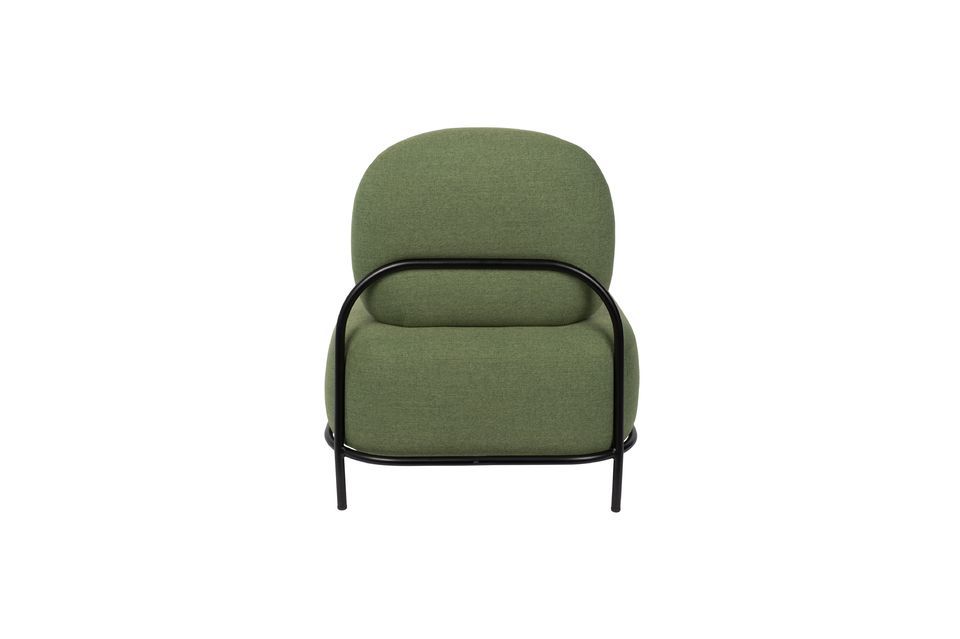 Silla de salón verde Polly - 8