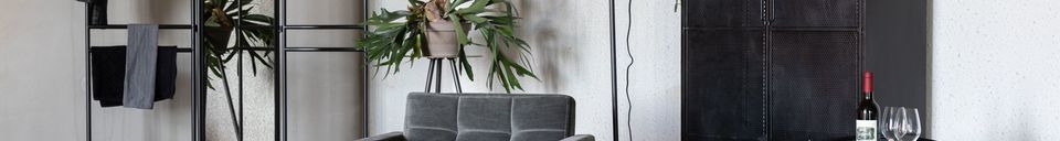 Descriptivo Materiales  Silla de salón vintage Sir William gris