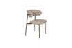 Miniatura Silla de tela beige Claes 1