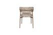 Miniatura Silla de tela beige Claes 9