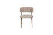 Miniatura Silla de tela beige Claes 10