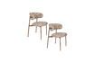 Miniatura Silla de tela beige Claes 6