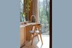Miniatura Silla de tela beige Mads 3