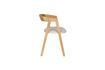 Miniatura Silla de tela beige Mads 8