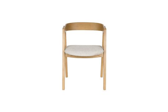 Silla de tela beige Mads Clipped