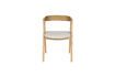 Miniatura Silla de tela beige Mads 6