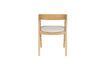 Miniatura Silla de tela beige Mads 10