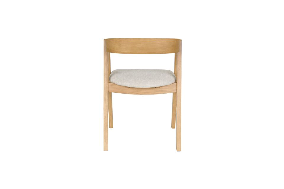 Silla de tela beige Mads - 8