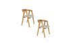 Miniatura Silla de tela beige Mads 11