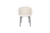 Miniatura Silla de tela blanca Ayle 1