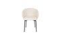 Miniatura Silla de tela blanca Ayle Clipped
