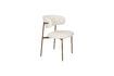 Miniatura Silla de tela blanca Claes 3