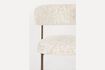 Miniatura Silla de tela blanca Claes 11