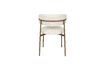 Miniatura Silla de tela blanca Claes 4